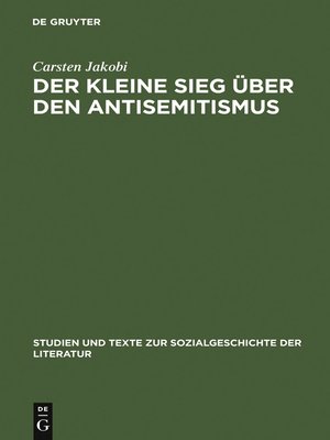 cover image of Der kleine Sieg über den Antisemitismus